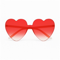 Unique Sparkling Accessories - Solbrille - Heart - Strawberry